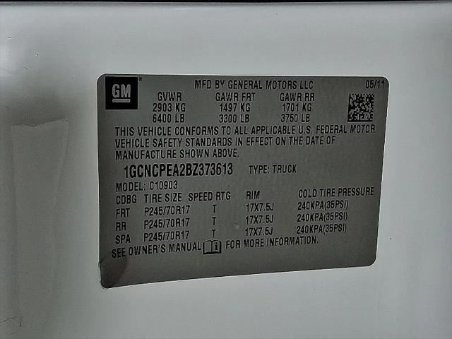 2011 Chevrolet Silverado 1500 Work Truck