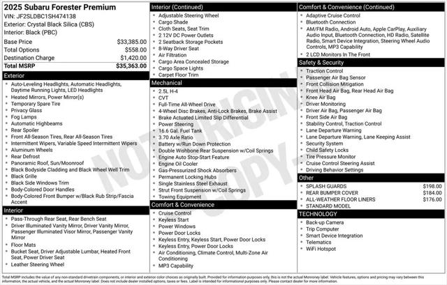2025 Subaru Forester Premium