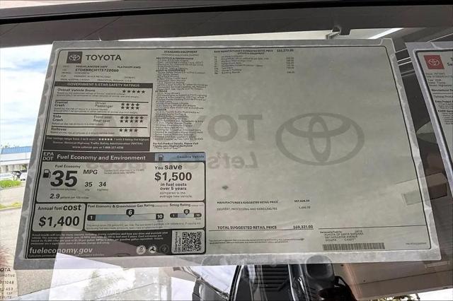 2026 Toyota Highlander Hybrid Platinum