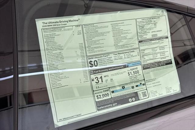 2026 BMW Coupe 228i