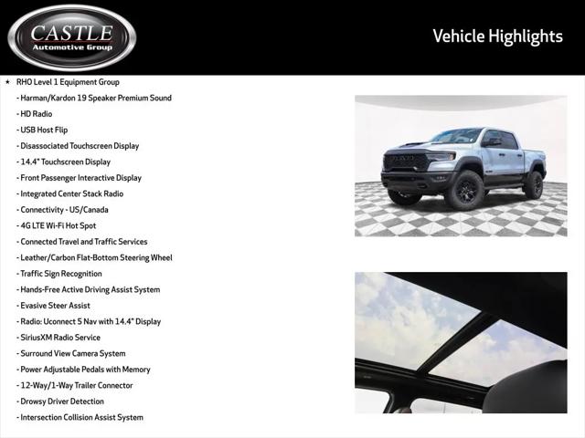 2026 Ram 1500 RHO Crew Cab 4x4 57 Box