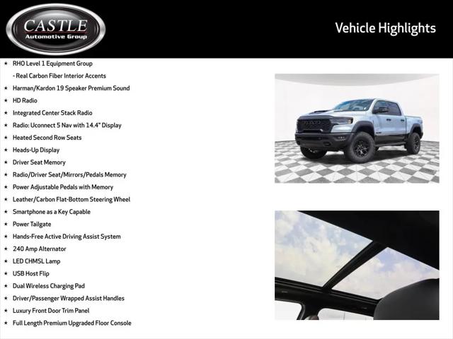 2026 Ram 1500 RHO Crew Cab 4x4 57 Box
