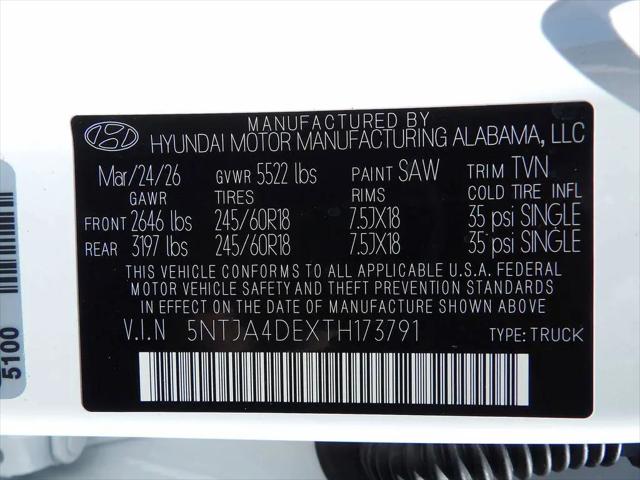 2026 Hyundai Santa Cruz SE