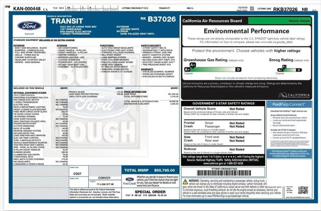 2024 Ford E-Transit-350 Cargo Van T-350