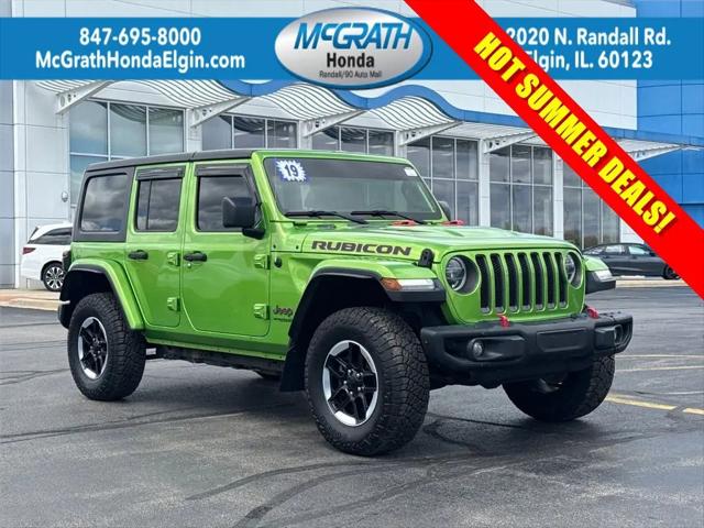 2019 Jeep Wrangler Unlimited Rubicon 4x4 for sale in Elgin, IL