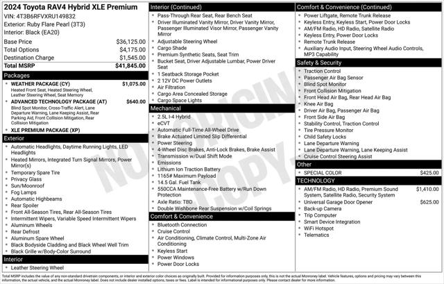 2024 Toyota RAV4 Hybrid XLE Premium
