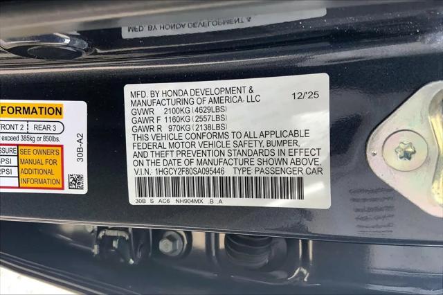 2025 Honda Accord Sedan Touring