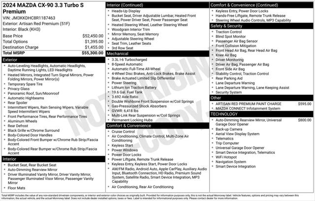 2024 Mazda X-90 3.3 Turbo S Premium
