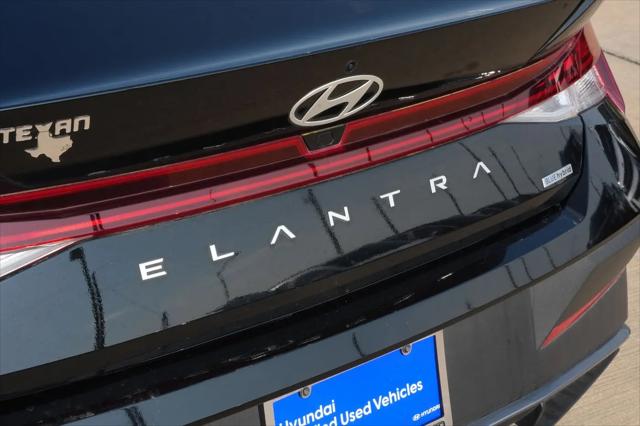 2025 Hyundai Elantra Hybrid Blue