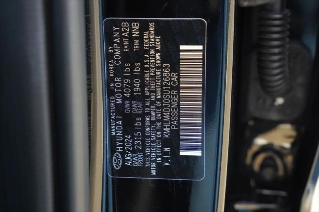 2025 Hyundai Elantra Hybrid Blue