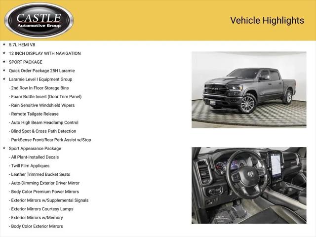 2022 Ram 1500 Laramie Crew Cab 4x4 5'7" Box