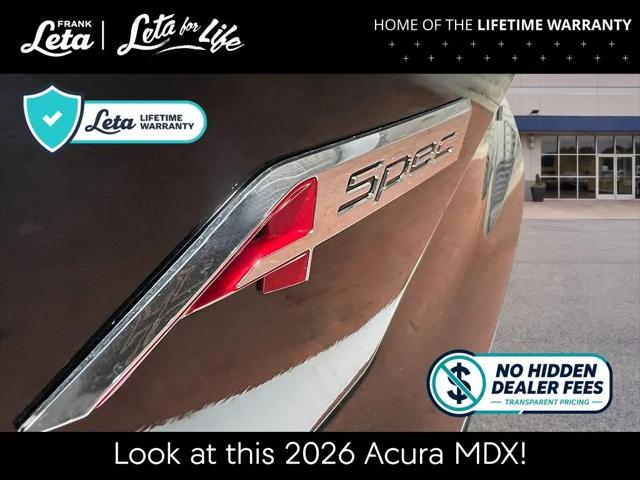 2026 Acura MDX A-SPEC