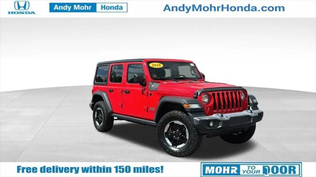 2018 Jeep Wrangler Unlimited Sport S 4x4 for sale in Bloomington, IN