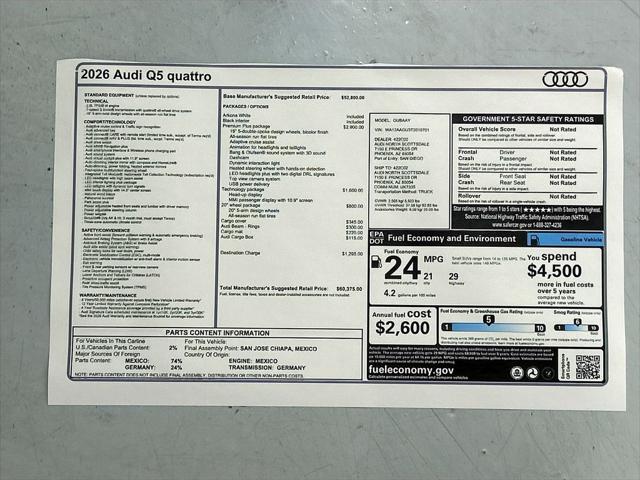 2026 Audi Q5 Premium Plus TFSI quattro S tronic