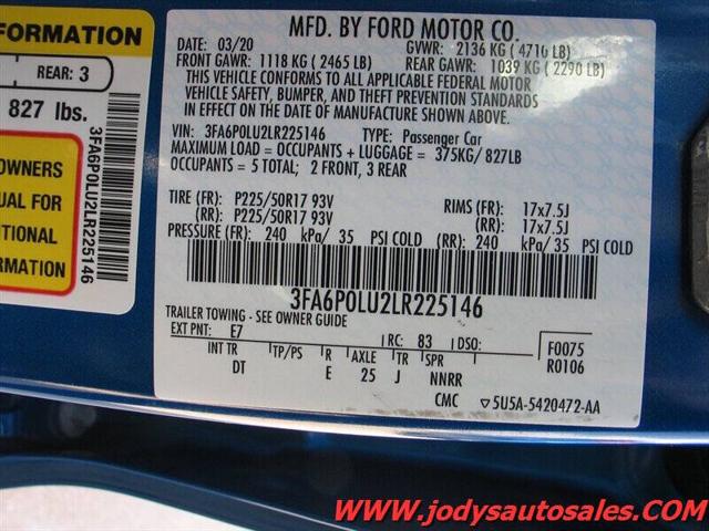 2020 Ford Fusion Hybrid SE