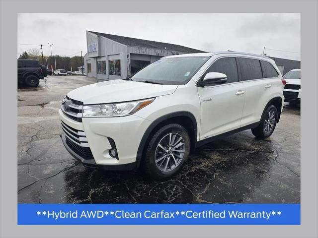 2019 Toyota Highlander Hybrid XLE for sale in Alma, MI