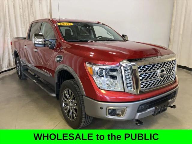 2018 Nissan Titan XD Platinum Reserve Gas for sale in Milford, NH