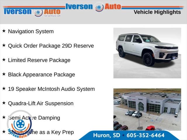 2026 Wagoneer Grand Wagoneer L GRAND WAGONEER L LIMITED RESERVE 4X4