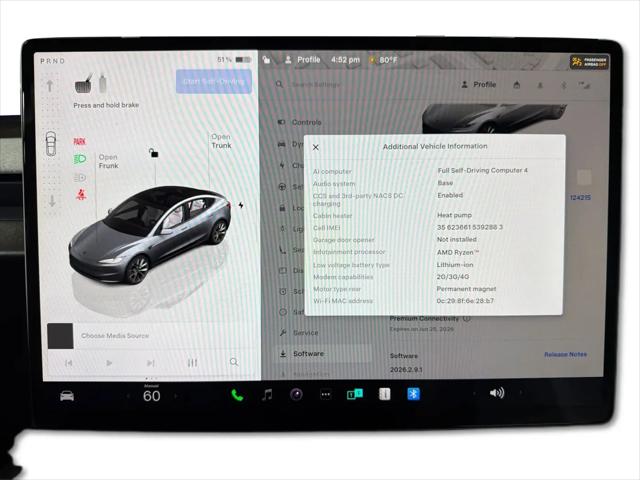 2026 Tesla Model 3 Premium Rear-Wheel Drive
