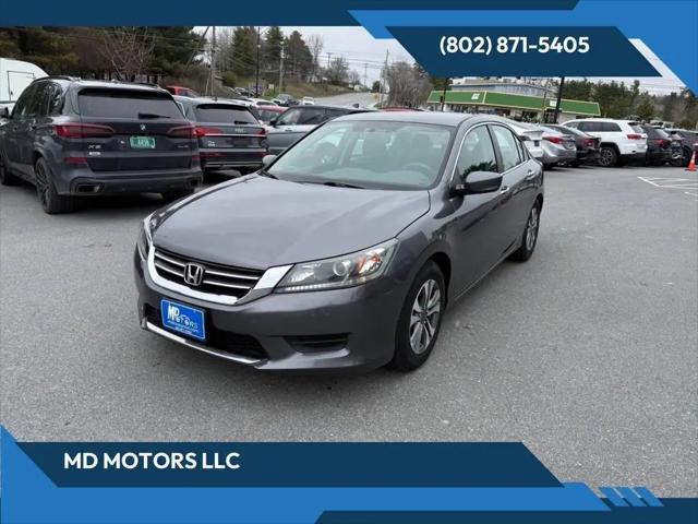 2013 Honda Accord LX for sale in Williston, VT