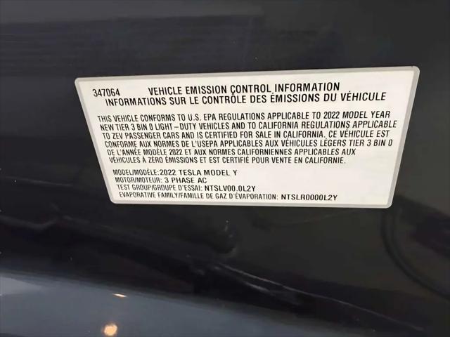 2022 Tesla Model Y Long Range Dual Motor All-Wheel Drive