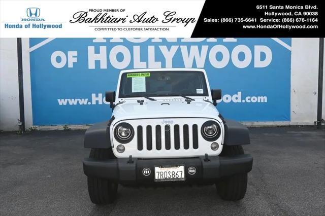 2016 Jeep Wrangler Unlimited Sport for sale in Hollywood, CA