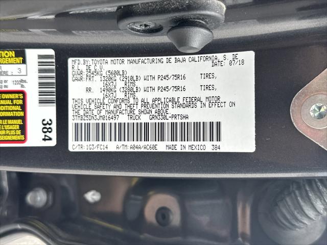 2018 Toyota Tacoma SR5