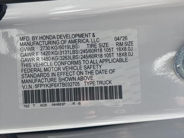 2026 Honda Ridgeline TrailSport