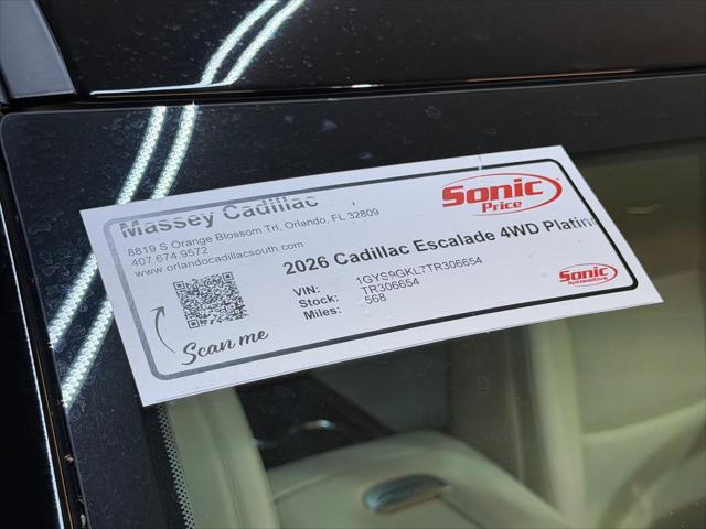 2026 Cadillac Escalade Platinum Sport