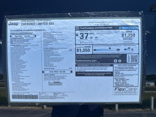 2026 Jeep Cherokee Limited 4x4