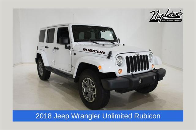 2018 Jeep Wrangler JK Unlimited Rubicon 4x4 for sale in Urbana, IL