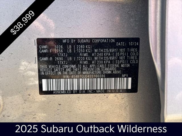 2025 Subaru Outback Wilderness