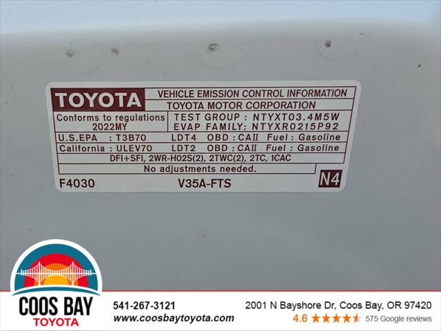2022 Toyota Tundra Limited