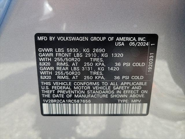 2024 Volkswagen Atlas 2.0T SEL