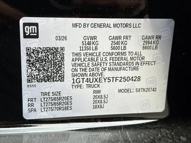 2026 GMC Sierra 2500HD Crew Cab, Standard Bed, Denali Ultimate, 4WD
