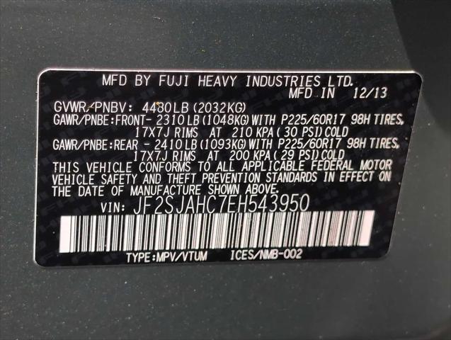 2014 Subaru Forester 2.5i Limited