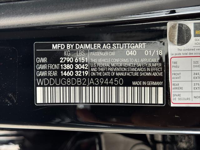 2018 Mercedes-Benz S 560 S 560 w/ Premium, AMG Line & Driver Assist Packages