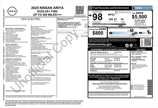 2025 Nissan ARIYA EVOLVE+