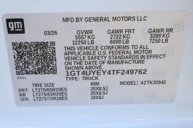 2026 GMC Sierra 3500HD Crew Cab, Long Bed, Denali Ultimate Dual Rear Wheel, 4WD