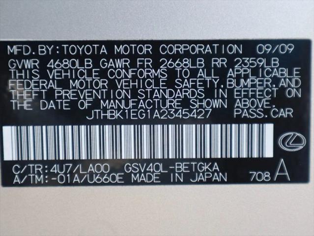 2010 Lexus ES 350 350