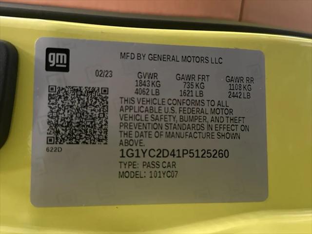 2023 Chevrolet Corvette Stingray RWD Coupe 3LT