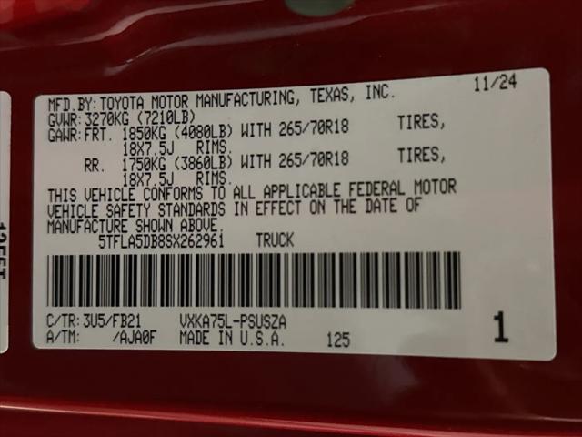 2025 Toyota Tundra SR5