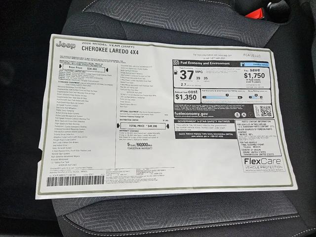 2026 Jeep Cherokee Laredo 4x4