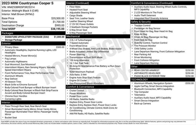 2023 MINI Cooper Countryman Cooper S