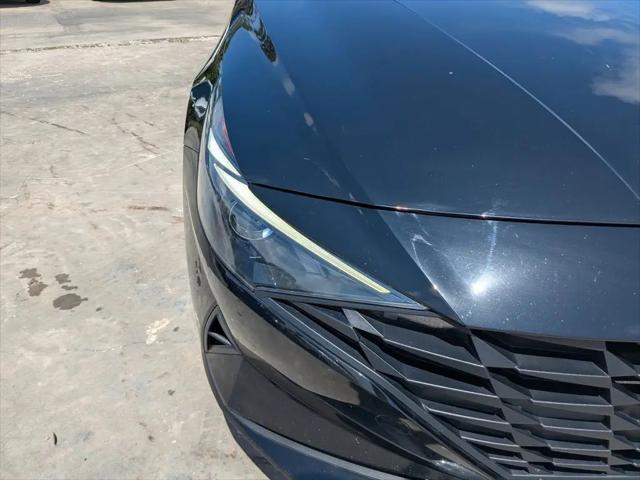 2023 Hyundai Elantra Hybrid Blue
