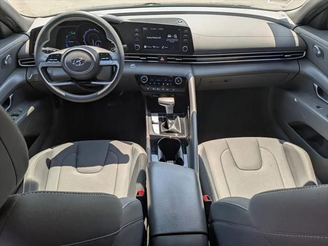 2023 Hyundai Elantra Hybrid Blue