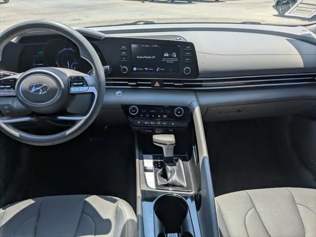 2023 Hyundai Elantra Hybrid Blue
