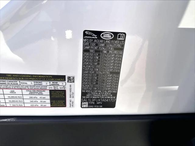 2026 Land Rover Range Rover Sport P400 Dynamic SE