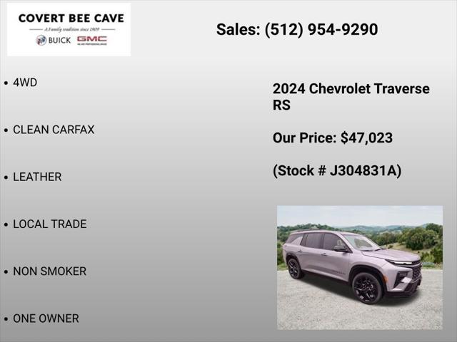 2024 Chevrolet Traverse AWD RS