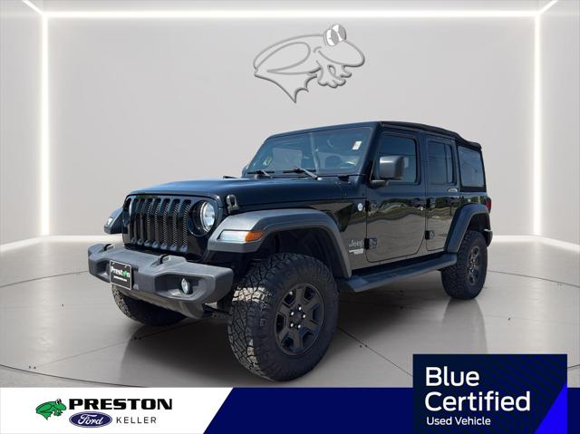 2018 Jeep Wrangler Unlimited Sport S 4x4 for sale in Keller, VA